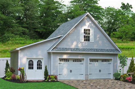 prefab garage attached to house